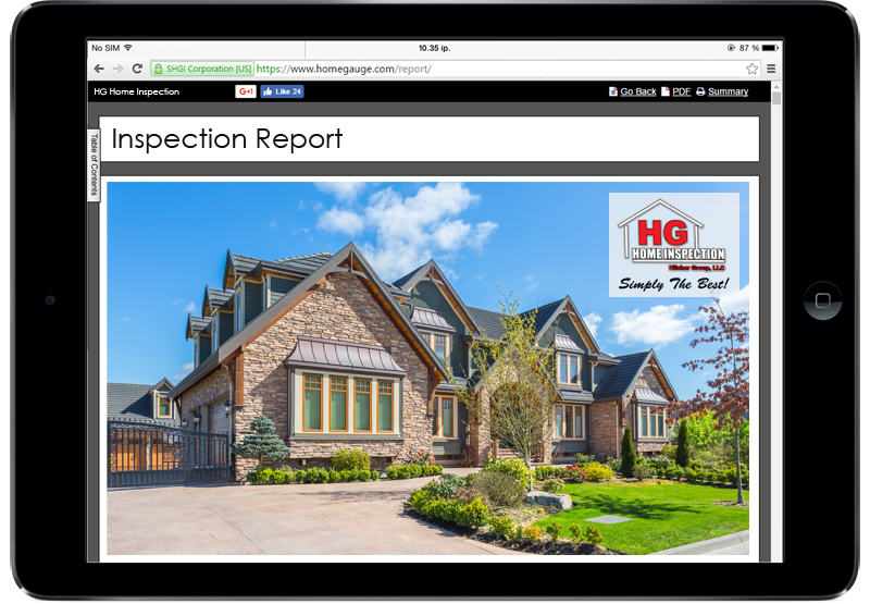 HomeGauge Digital Home Inspection Report